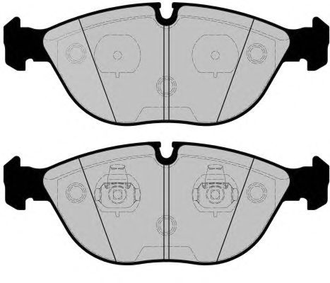 Комплект тормозных колодок, дисковый тормоз PA1062