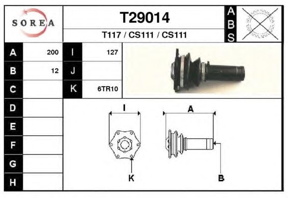 Veio de transmissão T29014