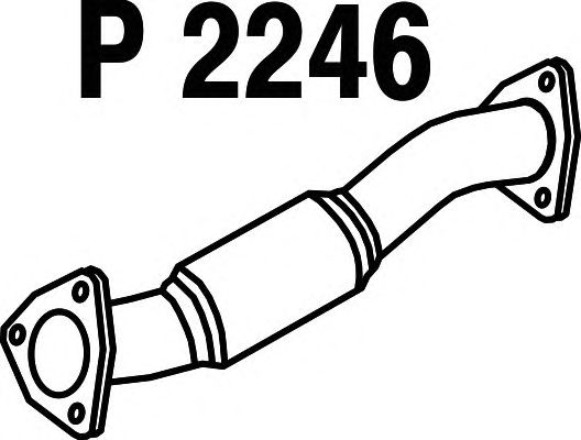 Труба выхлопного газа P2246