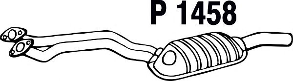 Silenciador posterior P1458