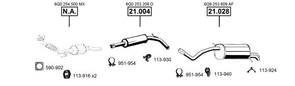 Exhaust System SE190852