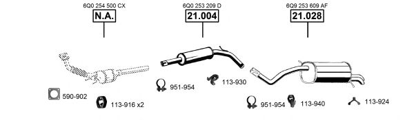 Exhaust System SE190900