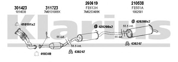 Exhaust System 361134E