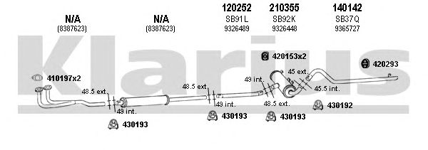Exhaust System 750020E