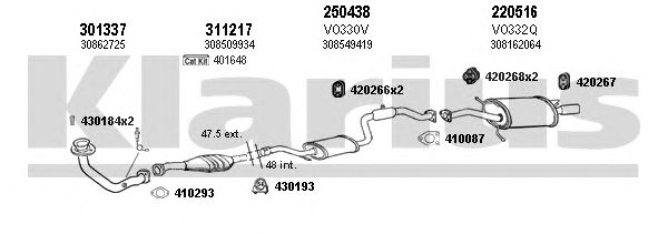 Exhaust System 960243E