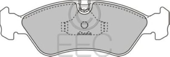 Комплект тормозных колодок, дисковый тормоз BRP0589