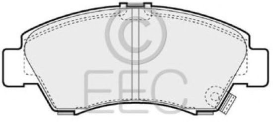 Комплект тормозных колодок, дисковый тормоз BRP0816