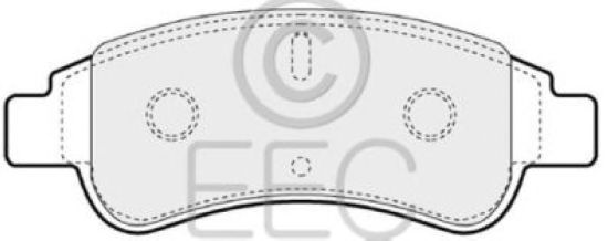 Комплект тормозных колодок, дисковый тормоз BRP1269