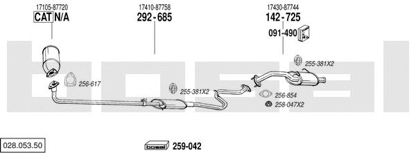 Exhaust System 028.053.50