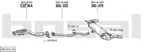 Exhaust System 050.910.10