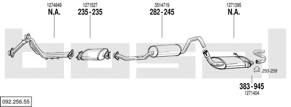 Exhaust System 092.256.55