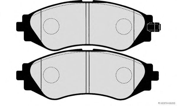 Комплект тормозных колодок, дисковый тормоз J3600902