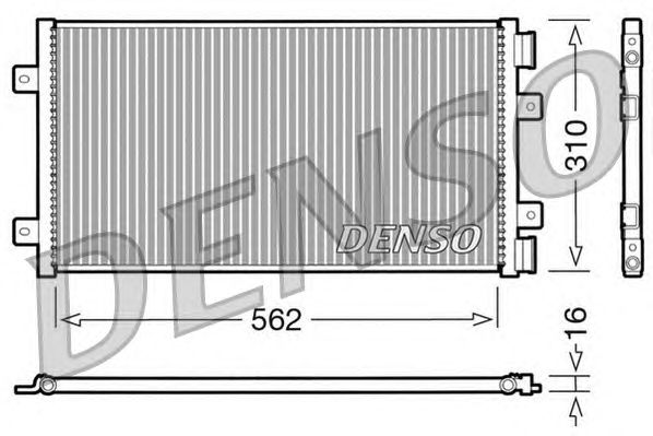 Condensator, airconditioning DCN09101