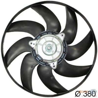 Fan, motor sogutmasi 8EW 351 041-421