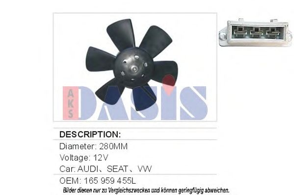 Fan, radiator 048070N