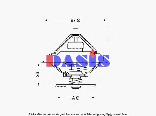 Thermostat, coolant 751924N