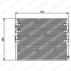 Condensator, airconditioning TSP0225449