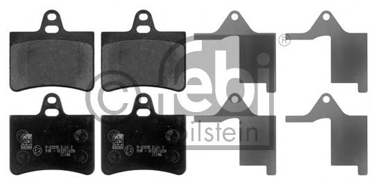 Brake Pad Set, disc brake 16832