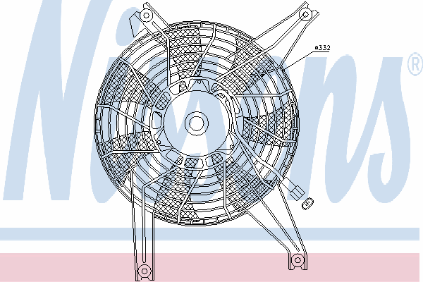 Ventilator, condensator airconditioning 85383