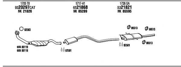 Exhaust System CI16009