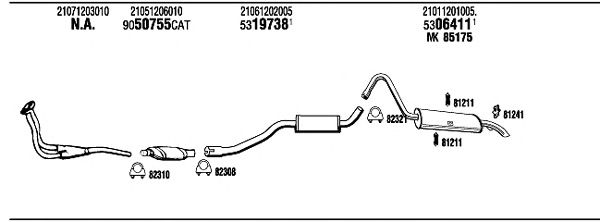 Exhaust System LD30207C