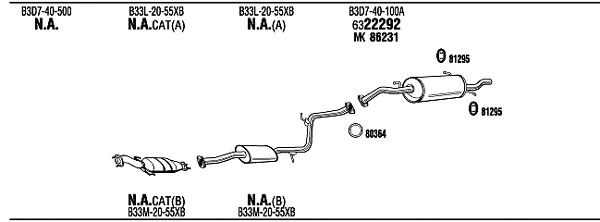 Exhaust System MA80314A