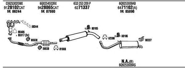 Exhaust System SEH20055