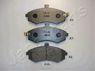 Комплект тормозных колодок, дисковый тормоз PA-H13AF