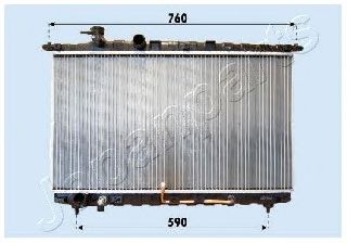 Radiator, engine cooling RDA283094