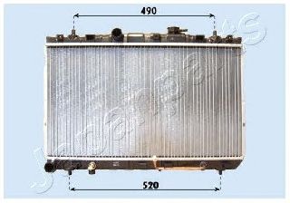 Radiador, refrigeración del motor RDA283100