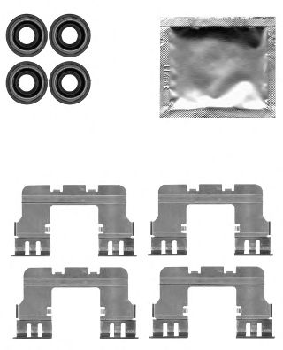 Accessory Kit, disc brake pads K0372