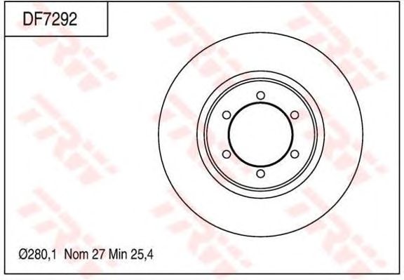 Тормозной диск DF7292