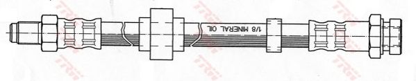 Tubo flexible de frenos PHB451