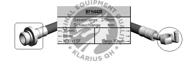 Тормозной шланг BFH4428
