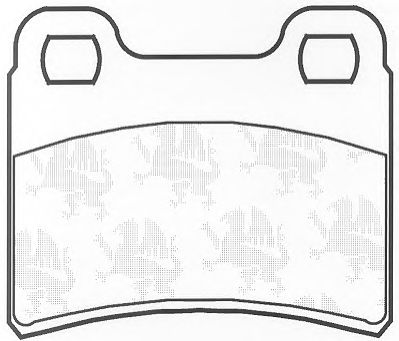 Комплект тормозных колодок, дисковый тормоз BP833