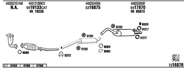 Exhaust System AD25107