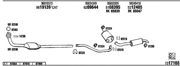 Exhaust System CI61035A
