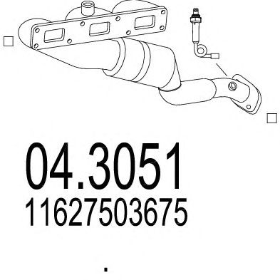 Catalytic Converter 04.3051