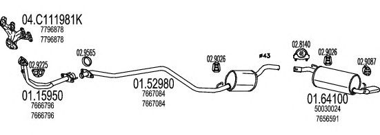 Exhaust System C170043001512