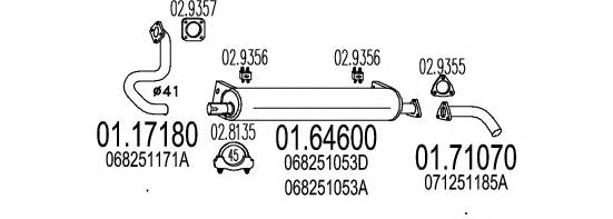Sistema de gases de escape C380525002491