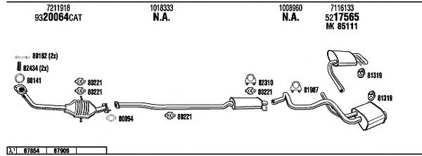 Exhaust System FO60085