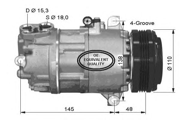 Compressor, airconditioning 32493