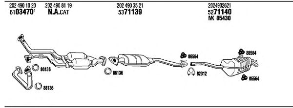 Exhaust System MB28038