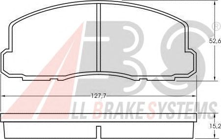 Brake Pad Set, disc brake 36508