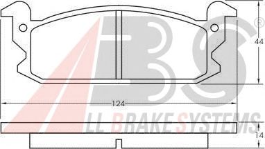 Brake Pad Set, disc brake 36545