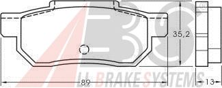 Brake Pad Set, disc brake 36619