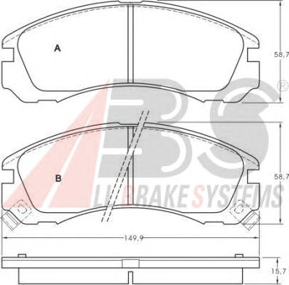 Brake Pad Set, disc brake 36753