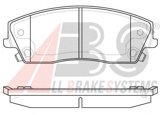 Brake Pad Set, disc brake 37609
