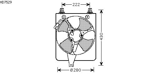 Ventilator, motorkjøling HD7529