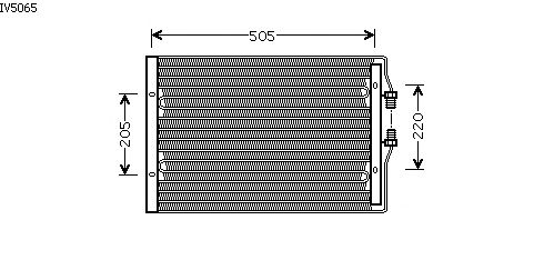 Condenser, air conditioning IV5065
